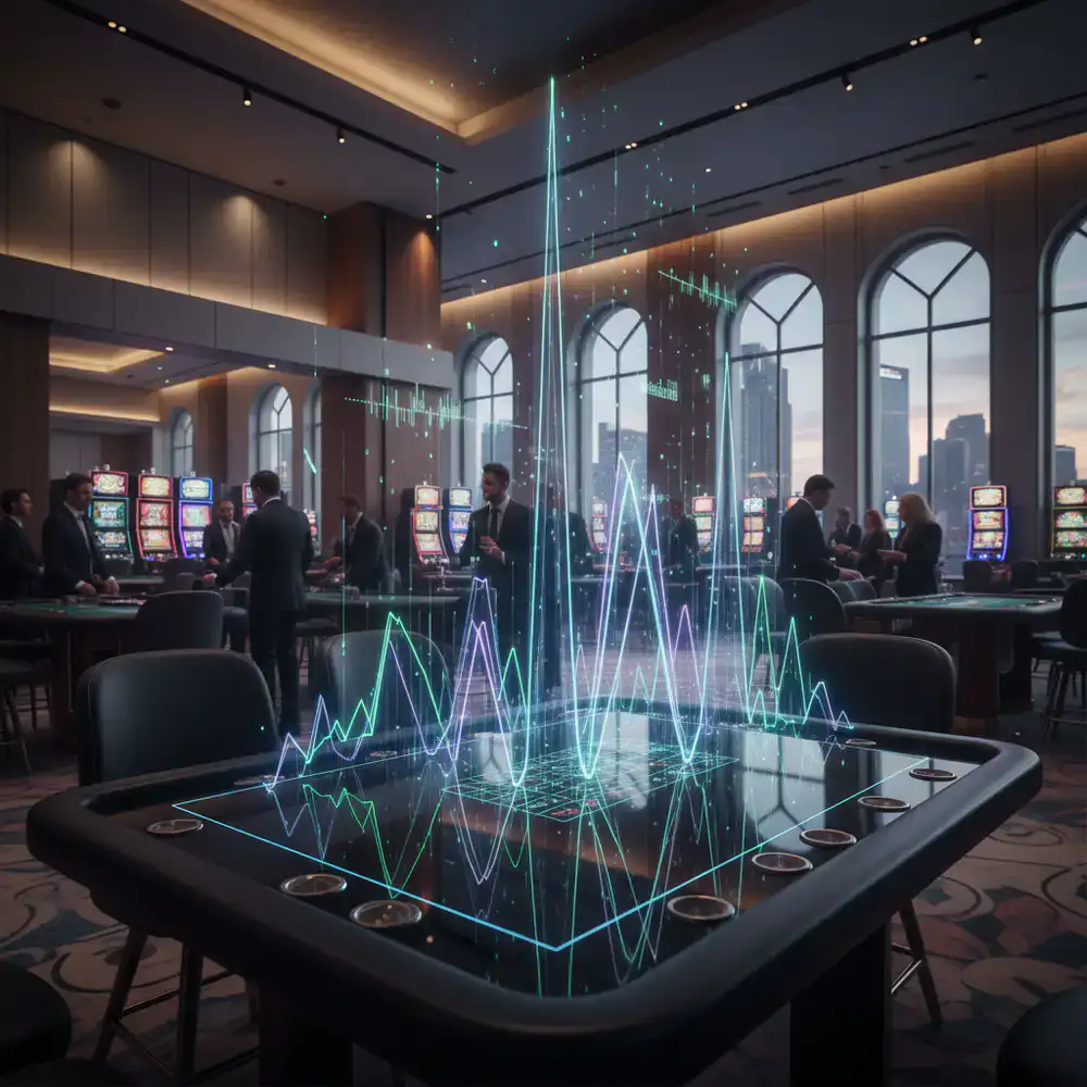 Audio-golfvormanalyse van casinogeluidslandschappen